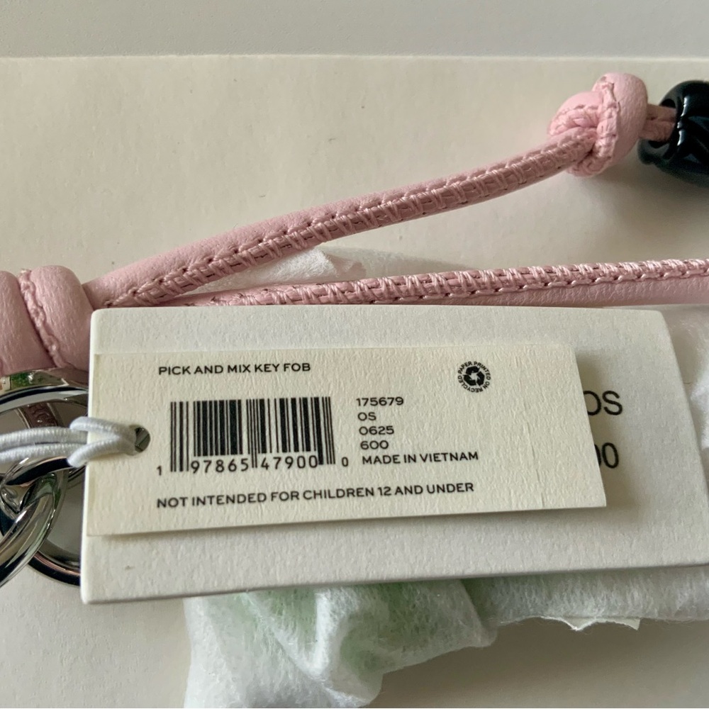 NWT TORY BURCH PICK & MIX CRYSTAL SKULL BONBON PURSE CHARM KEY FOB - Picture 10 of 10